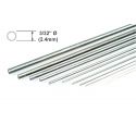 2.38 x 914mm Metal Rod K&S 3/32 x 36"