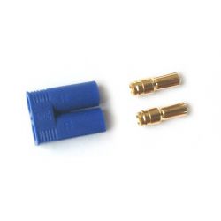 EC5 Male Gold Plated Connectors 5mm EC5M
