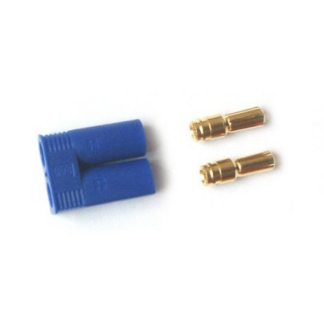EC5 Male Gold Plated Connectors 5mm EC5M