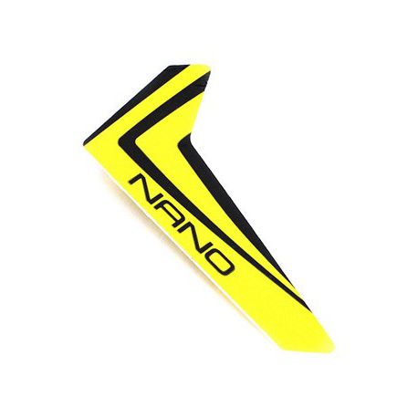 Blade NanoCPX Yellow Vertical Fin with Decal BLH3320