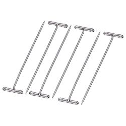 Dubro 1" 25.4mm Nickel Plated T-Pins (100pcs)