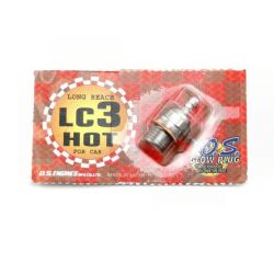 O.S. Long Reach Glowplug  LC3 (Hot)