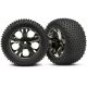 All-Star Black Chrome Wheels Alias Tires