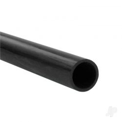 JP  6x5mm 1m Carbon Fibre Round Tube