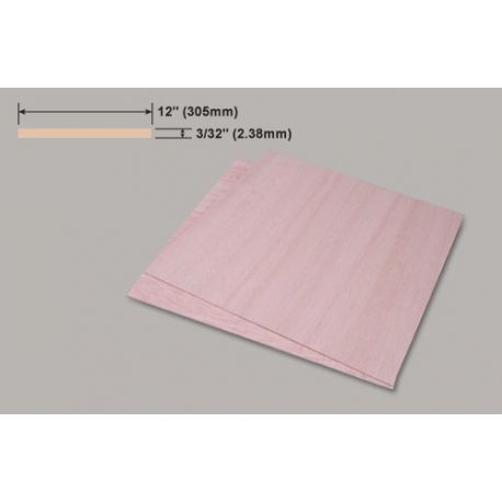 2x300x1200mm Liteply 3/32x12"x48"
