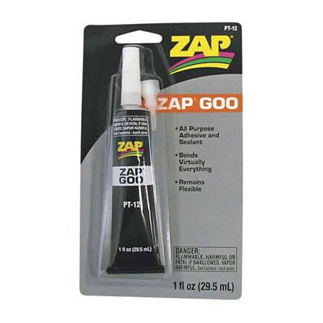 PT12 ZAP Goo Bonds virtually everything 1oz