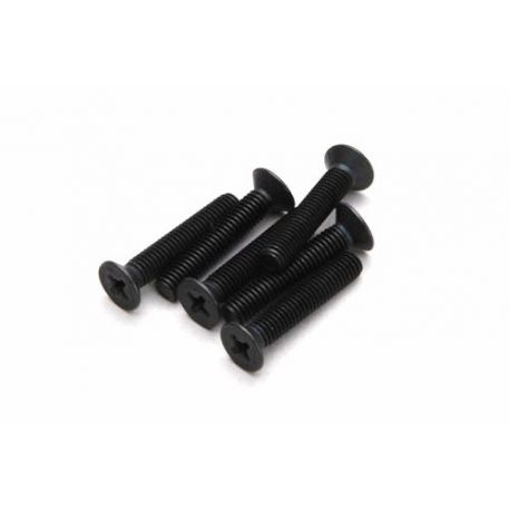 Flat Head Inn Hex Screw M5x27 6Pcs