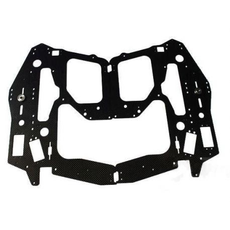 Align T Rex 700 CF Main frame 2.0mm with bearing(L+R)