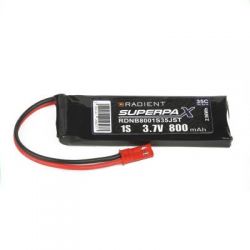 Radient LiPo Battery 1S 800mAh 3.7V 35C JST