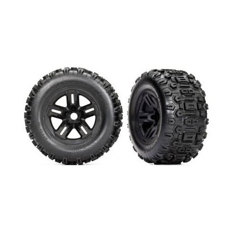 Traxxas Sledgehammer Tyres and wheels 3.8in