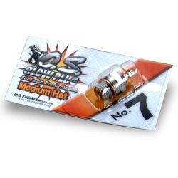 O.S. Glowplug No.7 (Medium/Hot) 