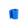 40mm Transparent Blue PVC Heat Shrink 12"