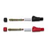 Shielded Gold Plug (Red&Black) 4mm 2pcs
