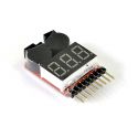 1-8S LIPO Battery Voltage Meter With Alarm