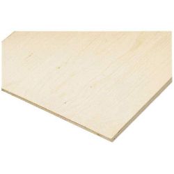 3mm (1/8in) 600 x 1200mm Ceiba (Light) Plywood