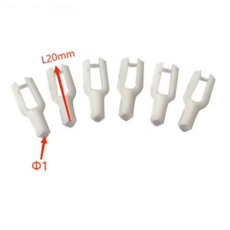 1mm Nylon Clevis 20mm Length