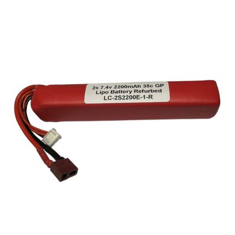 2s 7.4v 2200mAh 35c GP Lipo Battery Refurbed
