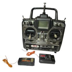 Fubata T6X 6 Channel Radio with 2 RX Used