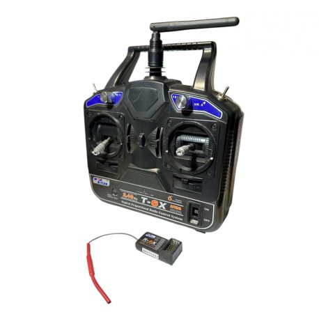 Titan T-6X 6 Channel Transmitter & Receiver Used