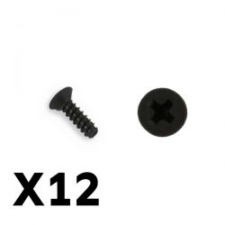 FTX Flat Head Self Tapped Screws M3 X 10