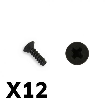 FTX Flat Head Self Tapped Screws M3 X 10