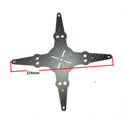 4mm Carbon Fiber Cross Frame Used