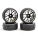 Fastrax 1/10 Street Tread Tyre 14SP Wheels