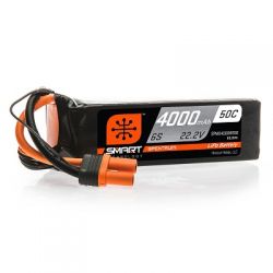 22.2V 4000mAh 6S 50C Spektrum Smart LiPo Battery