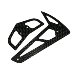 CF 450 Size Helicopter Tail Fin Set Used