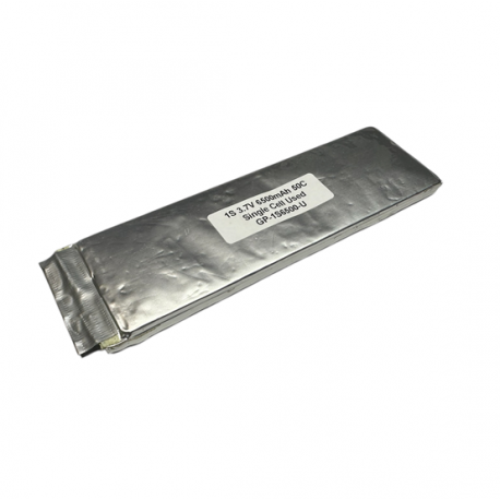 1S 3.7V 6500mAh 50C Single Cell Used