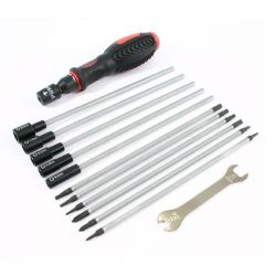 19-in-1 Tool Set Hex, Nut, Phillips, Flat, Spanner