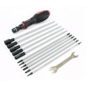 19 Tool Set Hex, Nut, Phillips, Flat, Spanner