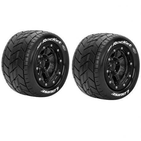 T-Maxx Wheels Tires Soft 1/2" Offset Hex 17MM 
