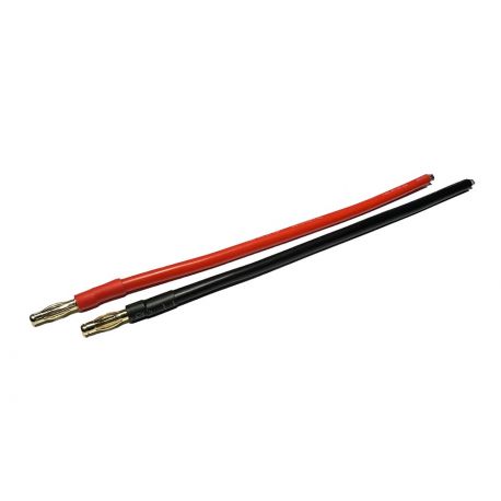 4mm Male Bullet Connector Cable 12awg 