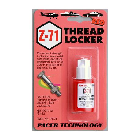 Pacer Red Z-71 Thread Locker