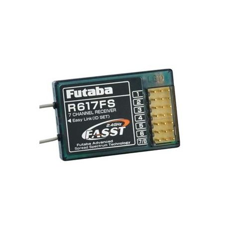 7ch Rx FASST 2.4GHz P-R617FS/2-4G