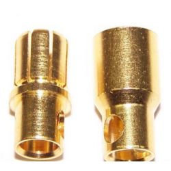 6 mm gold bullet connectors