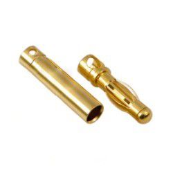 4 mm gold bullet connectors