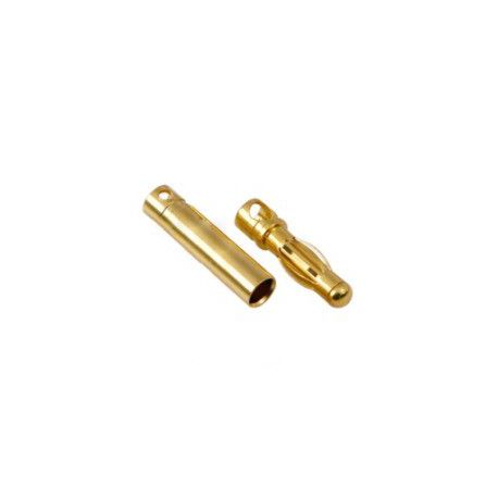 4 mm gold bullet connectors