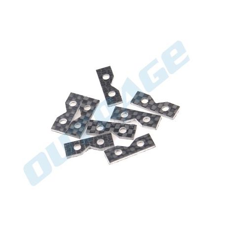 OUTRAGE 550 Helicopter/fusion 50 Carbon Fiber Servo Spacers