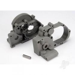 Traxxas Gearbox Halves With Idler Gear Shaft 