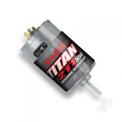 Traxxas Titan 550 Brushed Motor 21-Turn 14 volts Reverse Rotation