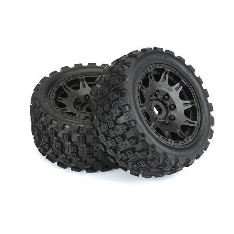 FTX Ramraider Glued Tyre & Wheel Set