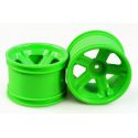 3338-P021 SPOKE WHEEL RIM (GREEN) PAIR