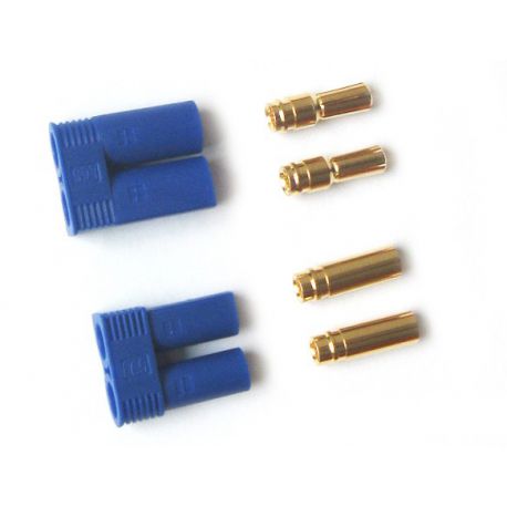 EC5 Gold Plated Connectors 5mm (pair)