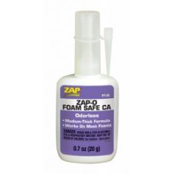 ZAP Odourless Foam Safe CA+ 0.7oz PT25