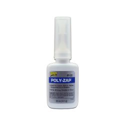 PT22 Poly Zap Lexan/Plastic Glue CA 1/2oz 